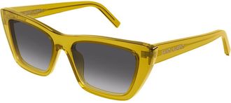 Saint Laurent SL 276 MICA 062 Womens Sunglasses Yellow Size 55 - Free RX Lenses - Free RX Lenses