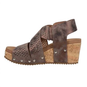 Corkys Footwear Womens Guilty Pleasure Sandal In Bronze