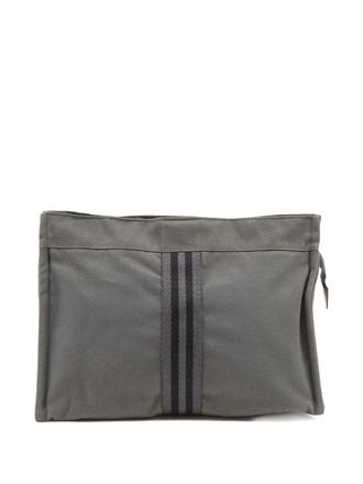 Hermès 1990s Toto clutch bag - unisex - Cotton - One Size - Grey