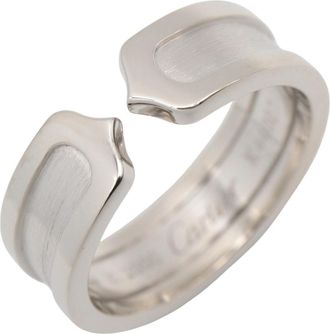 Cartier Silver White Gold (18K) Band Ring (Pre-Owned)
