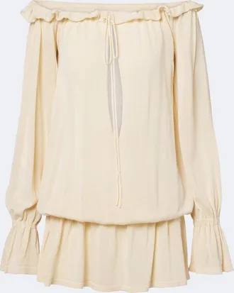 Aya Muse Cryo ruffled minidress