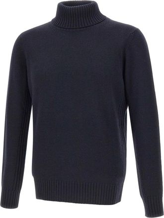 KANGRA Turtleneck Sweater - Heren - Coltruien - Blauw - XL - Wol - Truien & Vesten