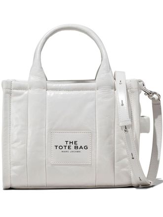 Marc Jacobs The Shiny Crinkle Tote kleine shopper - Grijs