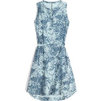 Royal Robbins Womens Spotless Traveler Tank Dress Blue L