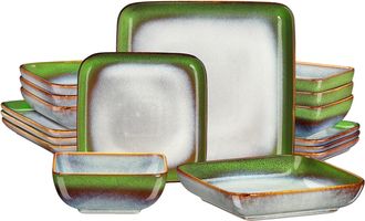 OEM Vajilla, Dise&ntilde;o Elegante, Construcci&oacute;n Duradera, Colores Surtidos, 16 Piezas