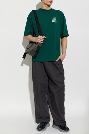 adidas Printed T-shirt, Mens, Green