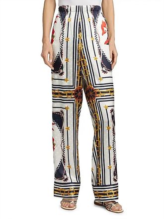 Ronny Kobo Dora Pants In Multi Scarf