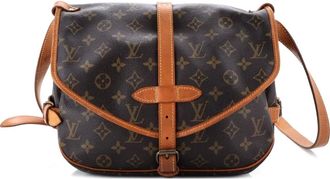 Louis Vuitton Saumur Handbag Monogram Canvas 30 crossbody bag - Bruin