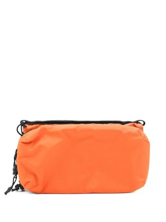 Maison Kitsun&eacute; logo messenger bag - unisex - Polyester - OS - Orange