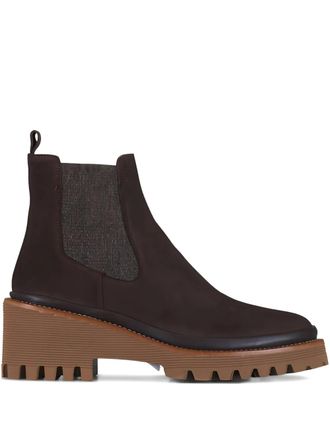 Ron White Stivali Emmaline con zeppa - CHOCOLATE