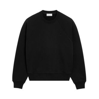 Ami Dames, Sweatshirts & Hoodies, Zwart, Maat: XS Katoen