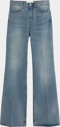 Ami Flare Fit Mid-Rise Jeans