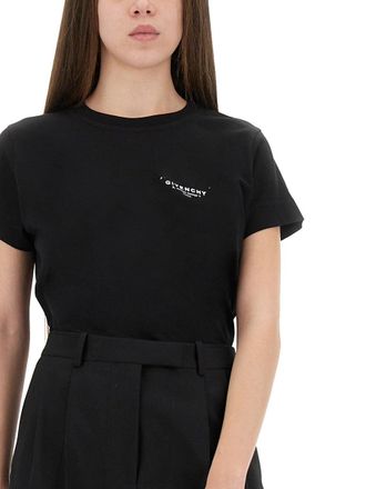 Givenchy Logo-Printed Cotton T-Shirt - Black