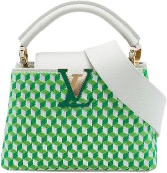 Louis Vuitton Pre-owned Mini Capucines - - Pre-owned - Donna - Verde - ONE SIZE
