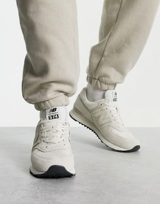 New Balance 574 - Sneakers bianco sporco