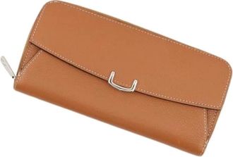 Cartier Pre-owned Wallets, female, Brown, Size: ONE SIZE Pre-owned Leather Wallet