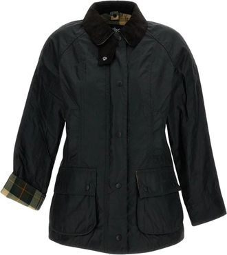 Barbour Beadnell Wax Jacket - female - Barbour - Light Jackets - Green - XS - Jackets