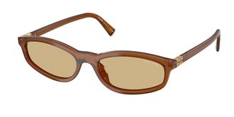 Miu Miu MUA06SF Asian Fit 22I10R Womens Sunglasses Orange Size 54
