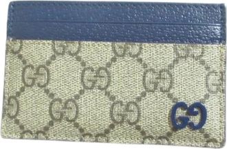 Gucci Pre-owned Card Case - unisex - Vintage Accessoires - Beige - ONE Size - Leer - Vintage