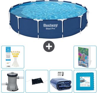 Bestway Piscina Bestway Steel Pro Redonda - 396x84 Cm - 7-piezas S340