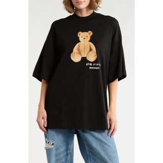 Palm Angels Crewneck T-Shirt in Black at Nordstrom Rack, Size Xx-Small