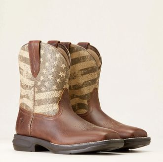 Ariat Womens Ariat Anthem Shortie Mila 10046944 Brown Leather Western Boot ZOGG2592