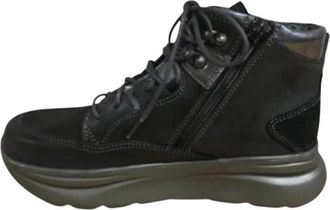 Wolky Apex Veterschoenen - Dames - Veterlaarzen - Zwart - 37 EU - Wol - Schoenen