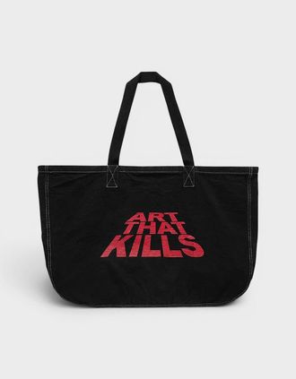 Gallery Dept. Mens ATK Oversized Tote Black Red - Size: O/S