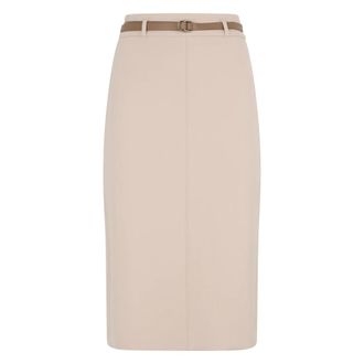 PESERICO Dames, Rokken, Beige, Maat: XS