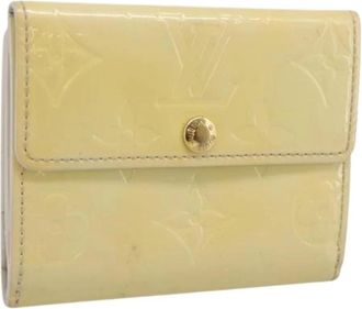 Louis Vuitton Pre-owned Vintage Coin Purse - Dames - Vintage Accessoires - Beige - ONE Size - Leer - Vintage