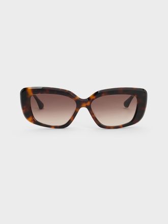 Charles & Keith Alix Tortoiseshell Butterfly Sunglasses