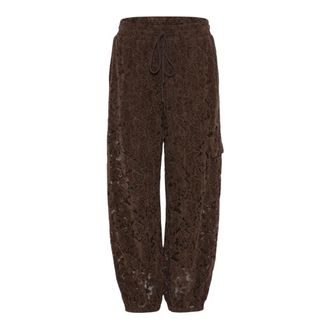 Gustav Broeken, Dames, Bruin, 2Xl, Geknipte broek