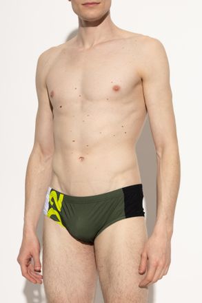 Dsquared2 Swim Briefs, Mens, Green