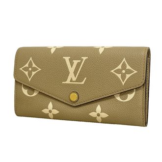 Louis Vuitton Cream Tourterelle Long Wallet (Bi-Fold) (Pre-Owned)
