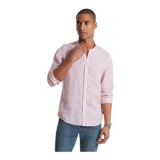 Michael Kors Stijlvol Overhemd - Heren - Casual Overhemden - Paars - 2XL - Linnen - Overhemden