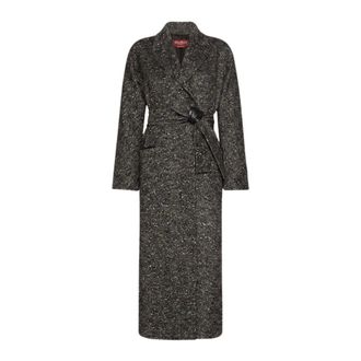 Max Mara Dames, Mantels, Grijs, Maat: S
