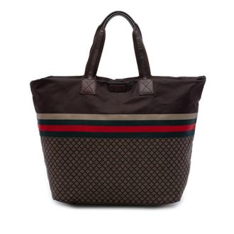 Gucci Pre-owned Gucci Diamante Nylon Web Tote Unisex GCNICNNXIK9GCJNG