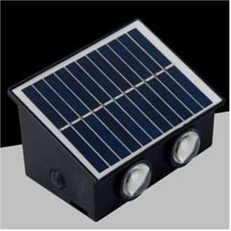 Trade Shop Trade Shop - Led Led Led Jard&iacute;n Montado En La Pared Con Sensor De Luz Caliente 3000k Ip65 Ewg-04t-c