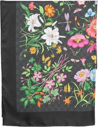 Gucci Flora Carr&eacute; Scarf