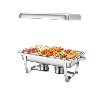 OEM Calentador De Alimentos, Acero Inoxidable 410, 22,05 X 13,98 X 2,95 Pulgadas, Calidad Comercial, Distribuci&oacute;n Uniforme Del Calor, Resistente A La Corr
