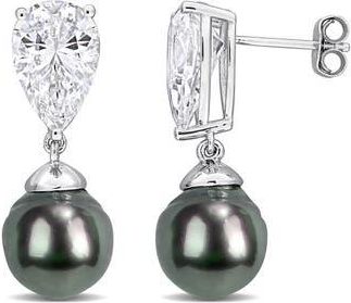 Delmar Cultured Tahitian Pearl Drop Earrings in Black at Nordstrom Rack