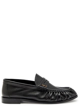 Saint Laurent Le Loafer 15 Leather Loafers - Black - 38 (IT38 / UK5)