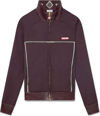 Casablanca Tricot Track Jacket - Heren - Zomerjassen - Bruin - XL - Katoen - Jassen