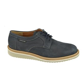 Mephisto Dynamische en lichte herenschoen met veters - Heren - Veterschoenen - Blauw - 42 1/2 EU - Leer - Schoenen