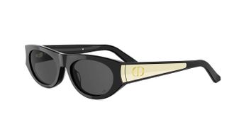 Dior Diorglow B21 Smoke Oval Ladies Sunglasses CD40225I 01A 54