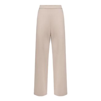 Elena Miro Dames, Broeken, Beige, Maat: M Jersey