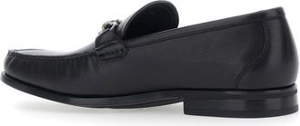 Ferragamo Mens Loafers Black Calf Leather
