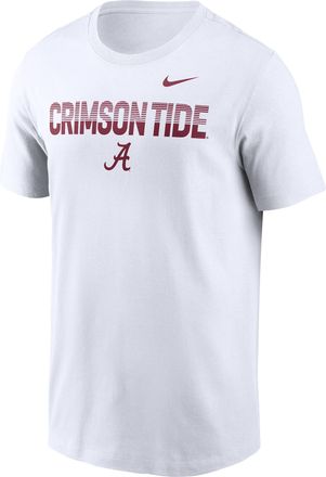 Nike Alabama Primetime Kinetic Nike Mens College T-Shirt in White | N19910AABN-59L