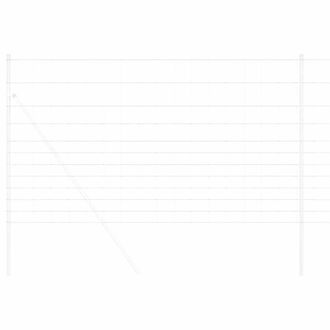 Berkfield Home Decorative Field Fence 1.4x50 m Galvanised Steel in Silver