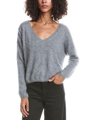 Brodie Brushed Rosa Reversible Cashmere Sweater